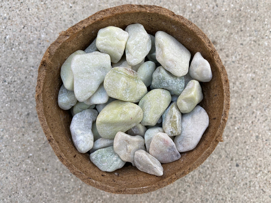 Premium Pebbles - China Green Top Dressing (Order Separately)